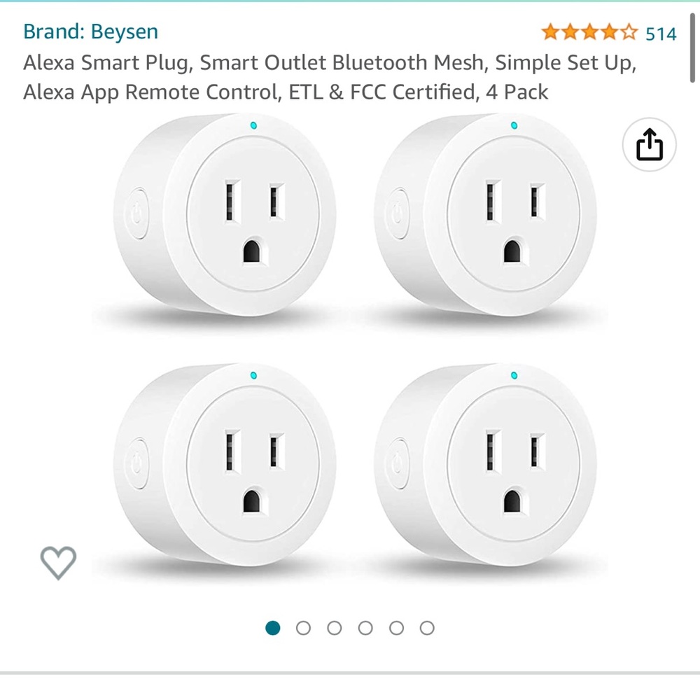 NEVER OPENED NEW 4-PACK Wifi Smart Socket Alexa Google Plug Outlets